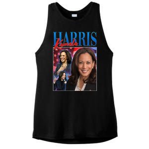 Kamala Harris 2024 Portrait Collage Ladies PosiCharge Tri-Blend Wicking Tank