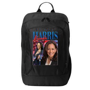 Kamala Harris 2024 Portrait Collage City Backpack