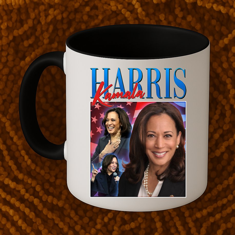 Kamala Harris 2024 Portrait Collage Mug