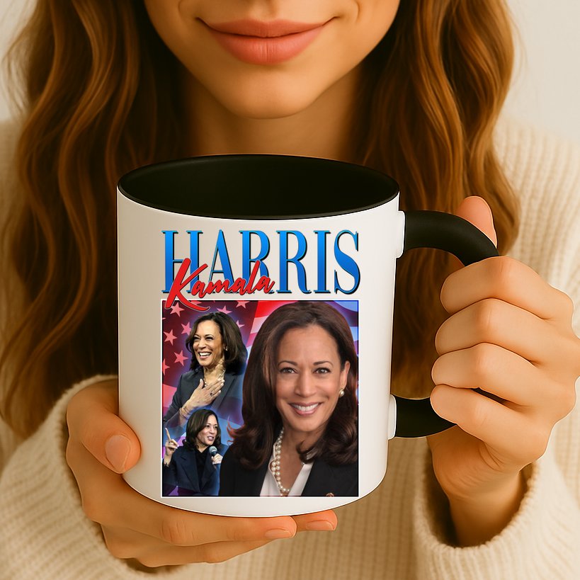Kamala Harris 2024 Portrait Collage Mug