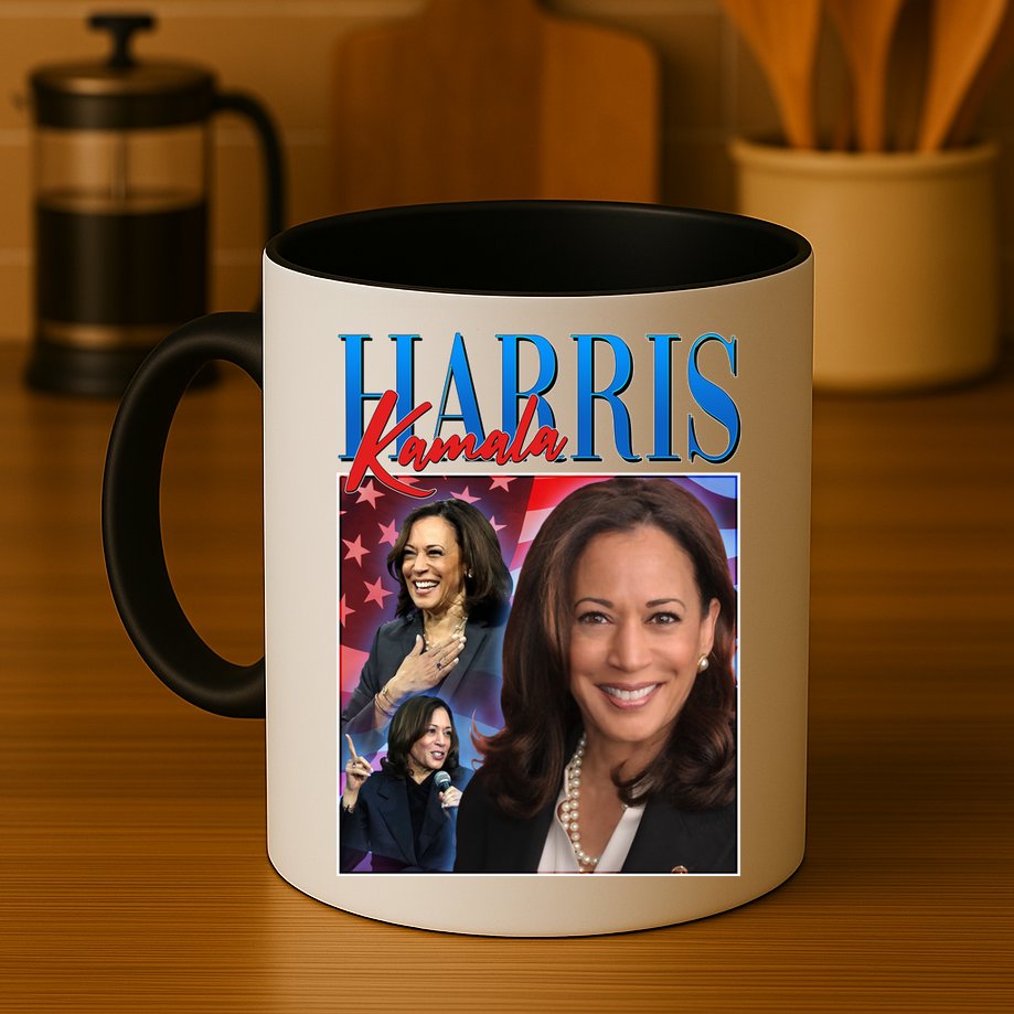 Kamala Harris 2024 Portrait Collage Mug