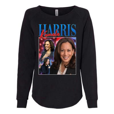 Kamala Harris 2024 Portrait Collage Womens California Wash Sweatshirt