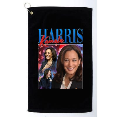 Kamala Harris 2024 Portrait Collage Platinum Collection Golf Towel