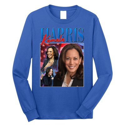 Kamala Harris 2024 Portrait Collage Long Sleeve Shirt