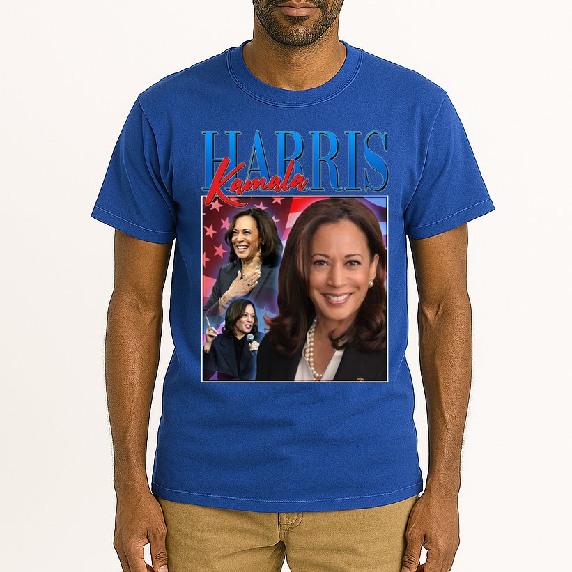 Kamala Harris 2024 Portrait Collage Tall T-Shirt
