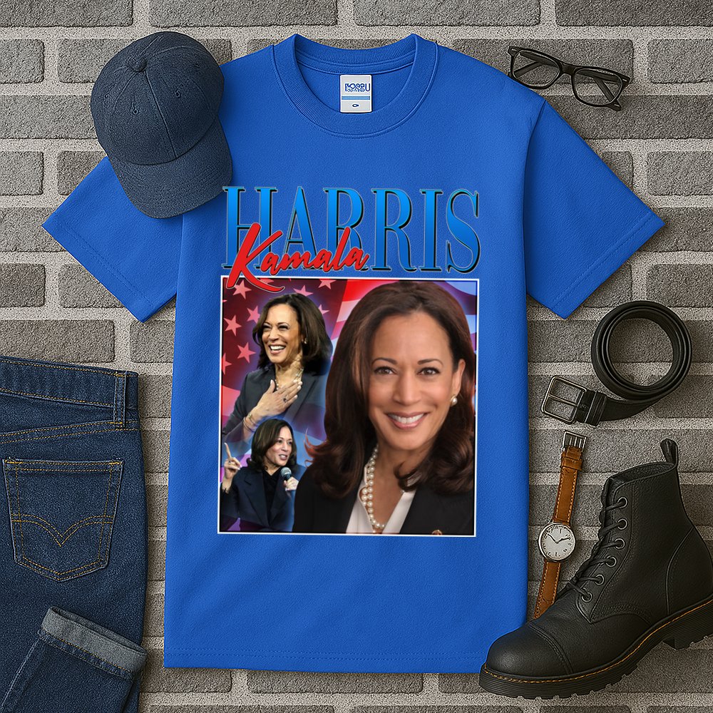 Kamala Harris 2024 Portrait Collage Tall T-Shirt