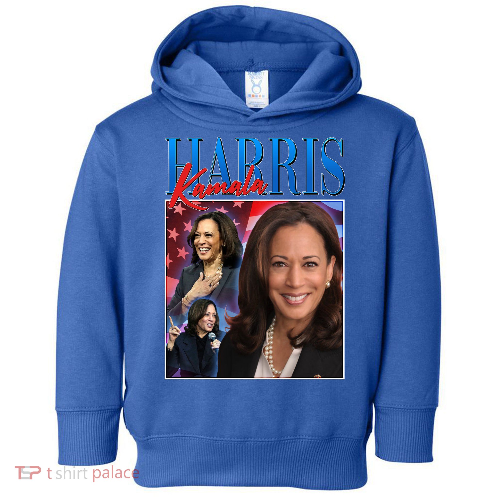 Kamala Harris 2024 Portrait Collage Toddler Hoodie