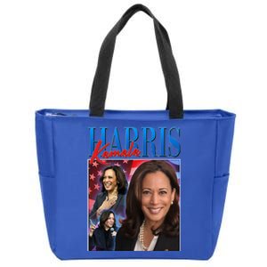 Kamala Harris 2024 Portrait Collage Zip Tote Bag