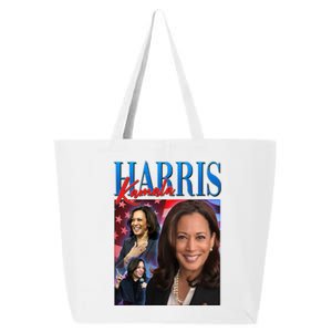 Kamala Harris 2024 Portrait Collage 25L Jumbo Tote