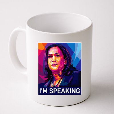 Kamala Harris 2024 Excuse Me IM Speaking Funny Saying Coffee Mug