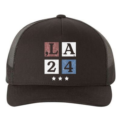 Kamala Harris 2024 Comma La Yupoong Adult 5-Panel Trucker Hat