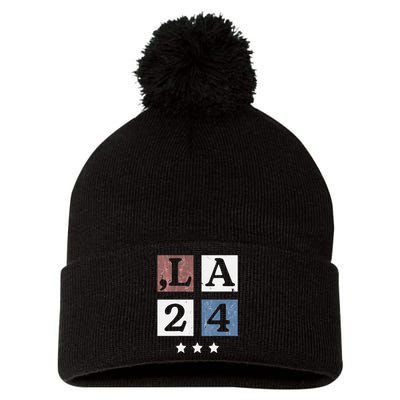 Kamala Harris 2024 Comma La Pom Pom 12in Knit Beanie