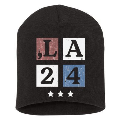 Kamala Harris 2024 Comma La Short Acrylic Beanie