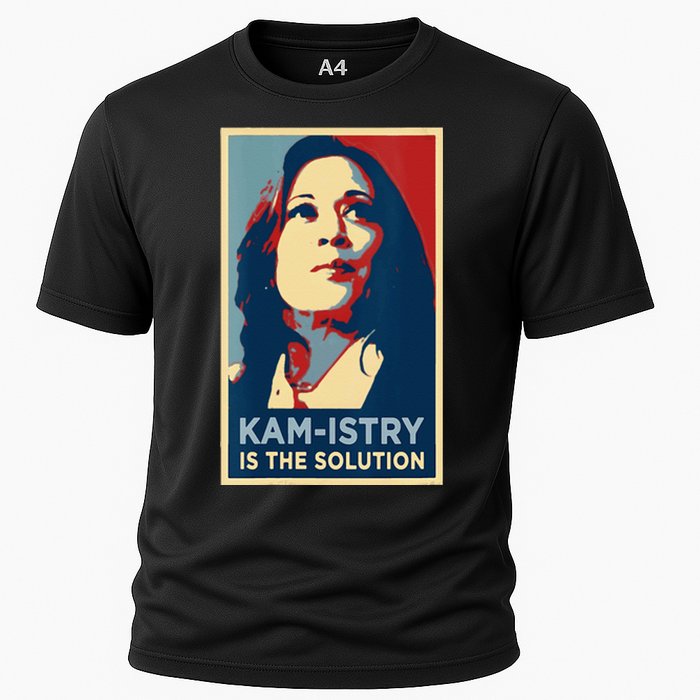 Kamala Harris 2024 Kamistry Is The Solution Cat Ladies Hope Cooling Performance Crew T-Shirt