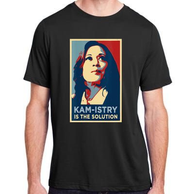 Kamala Harris 2024 Kamistry Is The Solution Cat Ladies Hope Adult ChromaSoft Performance T-Shirt