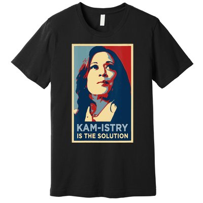 Kamala Harris 2024 Kamistry Is The Solution Cat Ladies Hope Premium T-Shirt