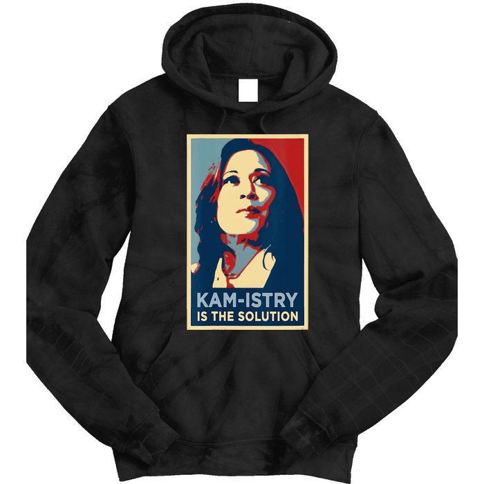 Kamala Harris 2024 Kamistry Is The Solution Cat Ladies Hope Tie Dye Hoodie