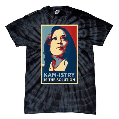 Kamala Harris 2024 Kamistry Is The Solution Cat Ladies Hope Tie-Dye T-Shirt