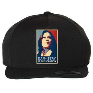 Kamala Harris 2024 Kamistry Is The Solution Cat Ladies Hope Wool Snapback Cap