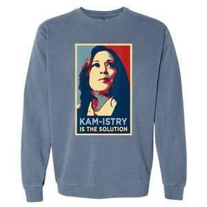 Kamala Harris 2024 Kamistry Is The Solution Cat Ladies Hope Garment-Dyed Sweatshirt