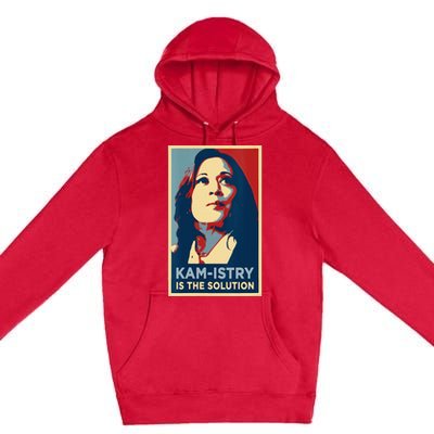 Kamala Harris 2024 Kamistry Is The Solution Cat Ladies Hope Premium Pullover Hoodie