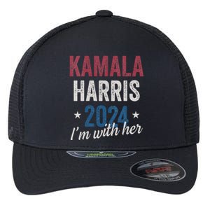 Kamala Harris 2024 Support Im With Her Kamala Harris 2024 Flexfit Unipanel Trucker Cap