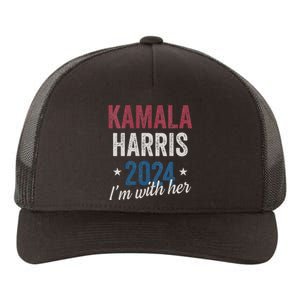 Kamala Harris 2024 Support Im With Her Kamala Harris 2024 Yupoong Adult 5-Panel Trucker Hat