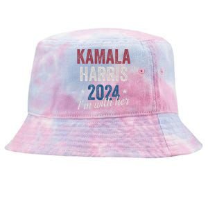 Kamala Harris 2024 Support Im With Her Kamala Harris 2024 Tie-Dyed Bucket Hat