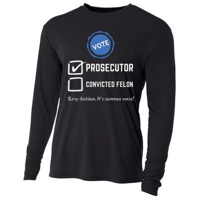 Kamala Harris 2024 Prosecuter Cooling Performance Long Sleeve Crew