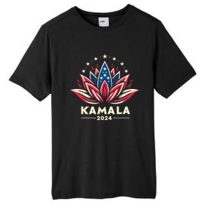 Kamala Harris 2024 Lotus Symbolism Presidential Campaign Tall Fusion ChromaSoft Performance T-Shirt