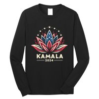 Kamala Harris 2024 Presidential Campaign American Lotus Long Sleeve Shirt