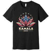 Kamala Harris 2024 Presidential Campaign American Lotus Premium T-Shirt