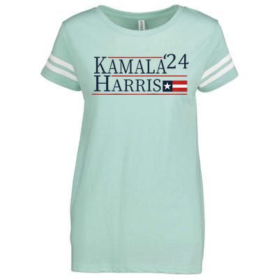 Kamala Harris 2024 Raglan Baseball Enza Ladies Jersey Football T-Shirt