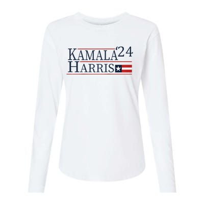 Kamala Harris 2024 Raglan Baseball Womens Cotton Relaxed Long Sleeve T-Shirt