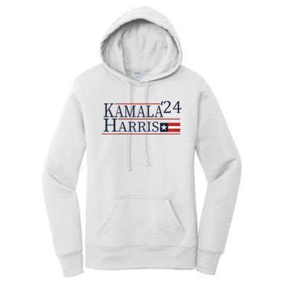 Kamala Harris 2024 Raglan Baseball Women's Pullover Hoodie