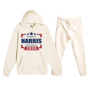 Kamala Harris 2024 For President Harris 2024 Premium Hooded Sweatsuit Set