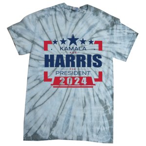 Kamala Harris 2024 For President Harris 2024 Tie-Dye T-Shirt