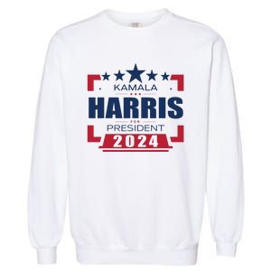 Kamala Harris 2024 For President Harris 2024 Garment-Dyed Sweatshirt