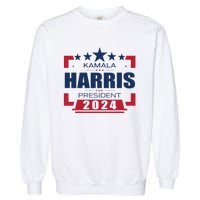 Kamala Harris 2024 For President Harris 2024 Garment-Dyed Sweatshirt