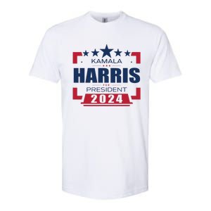 Kamala Harris 2024 For President Harris 2024 Softstyle CVC T-Shirt