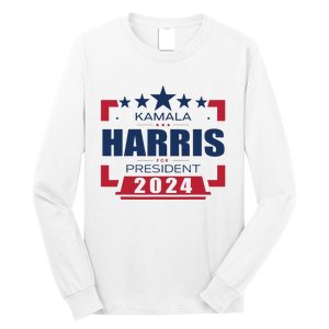 Kamala Harris 2024 For President Harris 2024 Long Sleeve Shirt