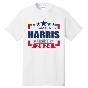 Kamala Harris 2024 For President Harris 2024 Tall T-Shirt