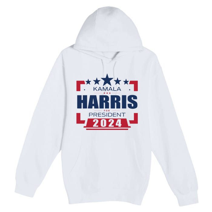 Kamala Harris 2024 For President Harris 2024 Premium Pullover Hoodie