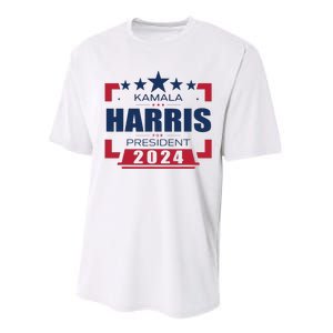 Kamala Harris 2024 For President Harris 2024 Performance Sprint T-Shirt