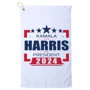 Kamala Harris 2024 For President Harris 2024 Platinum Collection Golf Towel