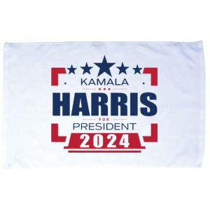 Kamala Harris 2024 For President Harris 2024 Microfiber Hand Towel