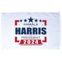 Kamala Harris 2024 For President Harris 2024 Microfiber Hand Towel