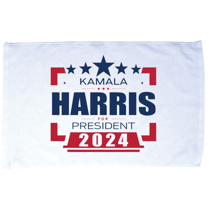 Kamala Harris 2024 For President Harris 2024 Microfiber Hand Towel