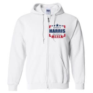 Kamala Harris 2024 For President Harris 2024 Full Zip Hoodie