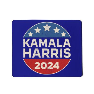 Kamala Harris 2024 Retro Campaign Button Election Pocket Cute Gift Mousepad